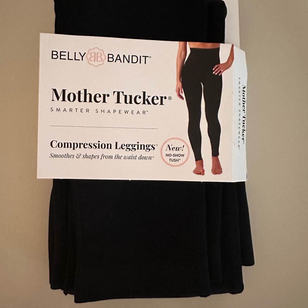 Belly Bandit Mother Tucker Black Leggings